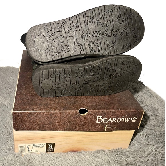 BEARPAW-LIVE: WOMEN’S BIANCA TALL BLACK BOOTS SIZE 8 *RUNS 1/2 SIZE SMALL* - Picture 10 of 12